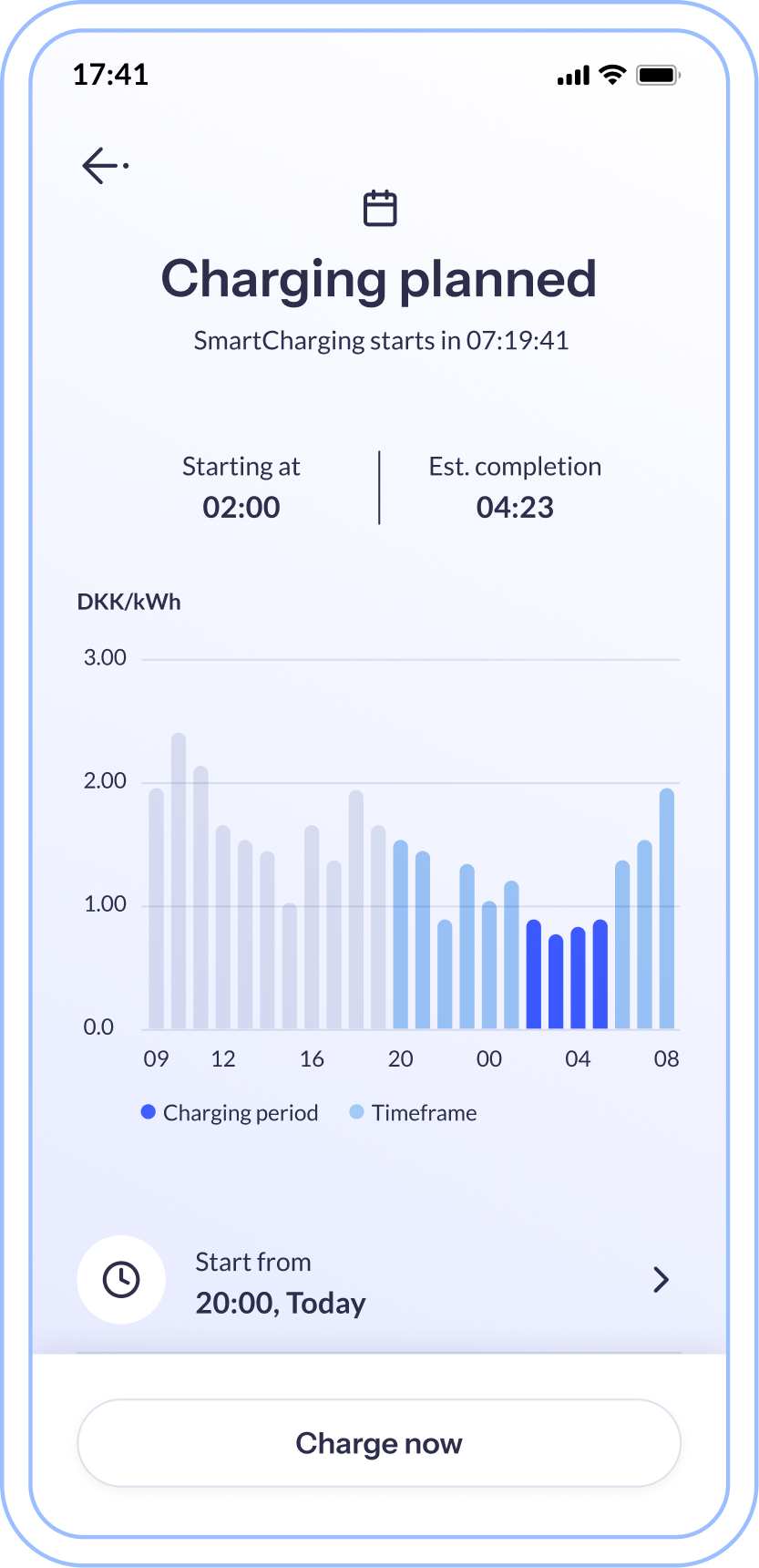 Charging planned